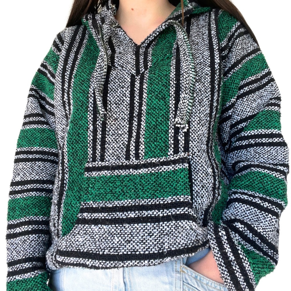 Green Mexican rag hoodie